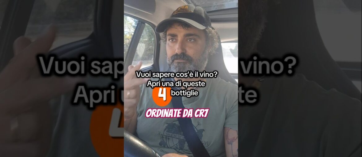 CR7 CI HA ORDINATO QUESTI 4 VINI CR7 CI HA ORDINATO QUESTI 4 VINI