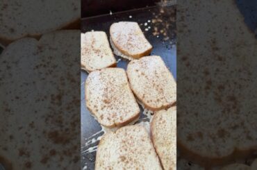On the #blackstone Making French toast #subscribe #frenchtoast #breakfast #foodie #cheflife #cooking