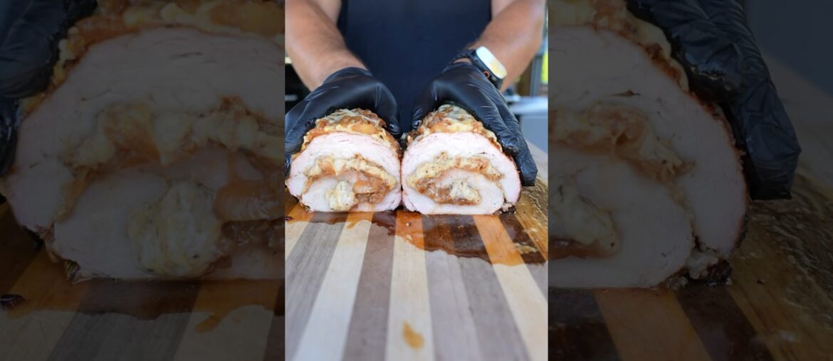 French Onion Inspired Stuffed Pork