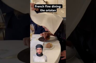 French fine dining: the ortolan #foodvideo #foodcontent #food