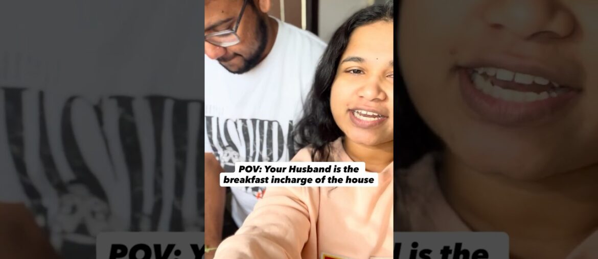 Husband cooking breakfast | French Toast recipe Telugu | Couple fun