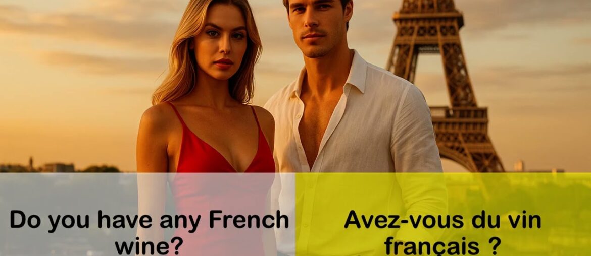 Say it in French I Do you have any French wine Say it in French I Do you have any French wine
