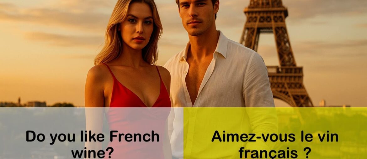 Say it in French I Do you like French wine Say it in French I Do you like French wine