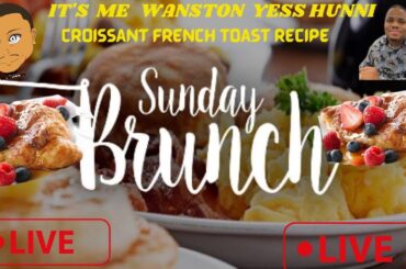 SUNDAY BRUNCH CROISSANT FRENCH TOAST RECIPE: AND  TURKEY BEACON #frenchtoast #croissant