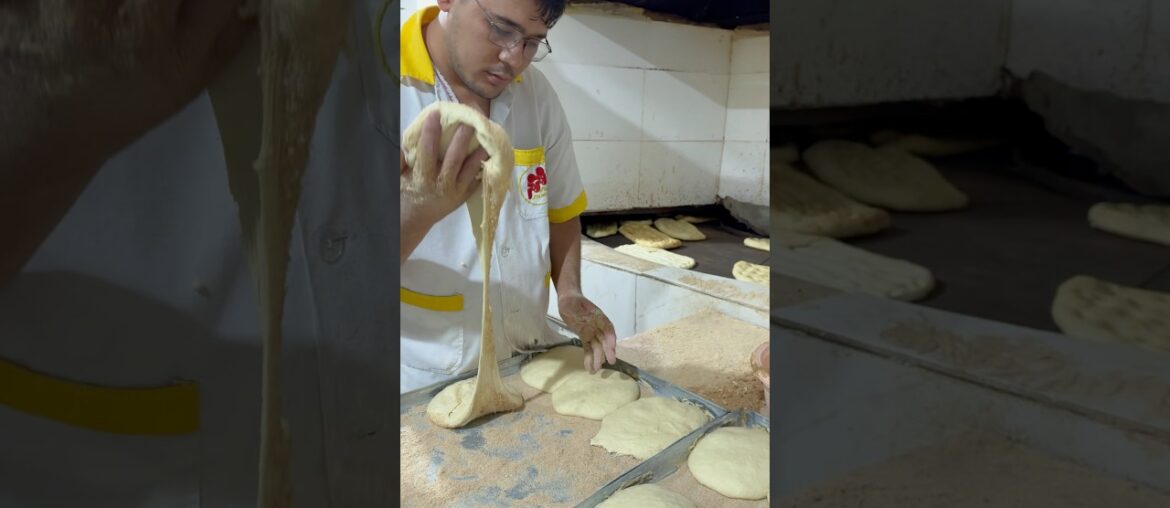 Art of Barber Bread in Iran #shortsvideo