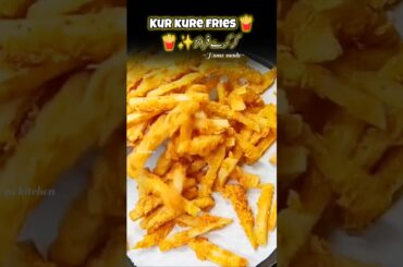 Kur kure potato fries, french fries #food #frenchfriesrecipe #recipe #cooking #shortvideo #viral