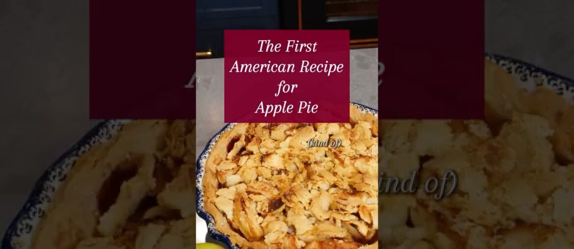 18th Century Apple Pie recipe 18th Century Apple Pie recipe