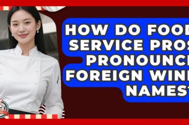 How Do Food Service Pros Pronounce Foreign Wine Names? - Food Service Jobs