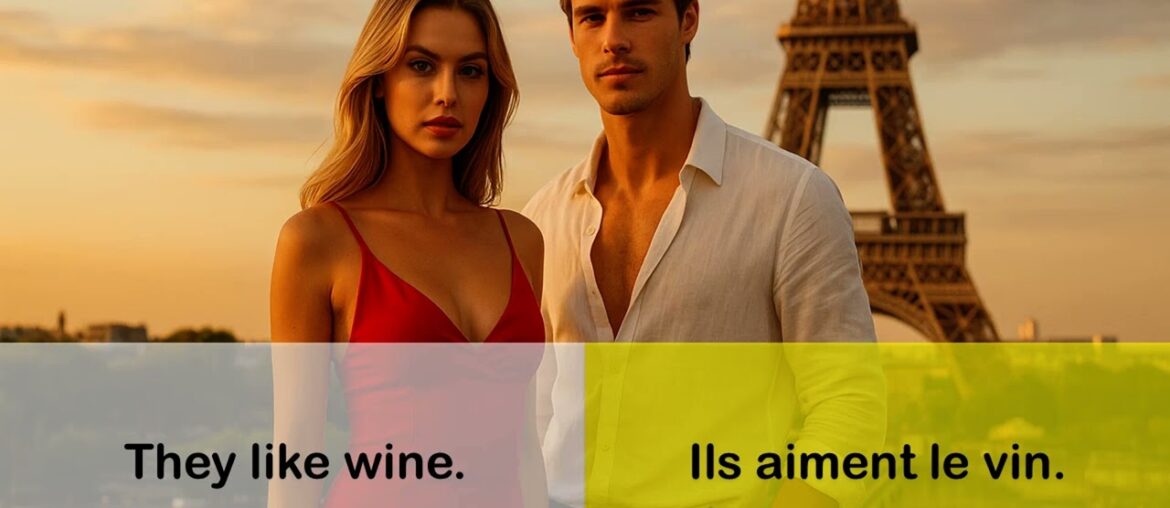 Say it in French I They like wine Say it in French I They like wine