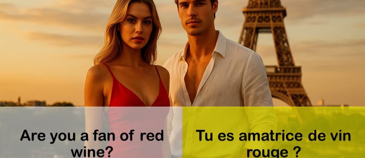 Say it in French I Are you a fan of red wine Say it in French I Are you a fan of red wine