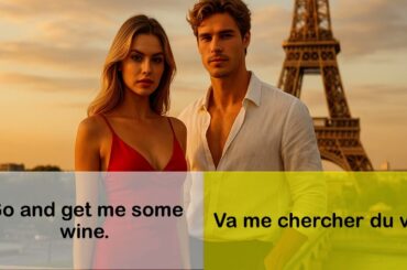 Say it in French I Go and get me some wine