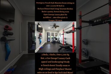 Prestigious French Style Luxury Mansion Over 1.5 acres, with Backyard Outdoor living resort!