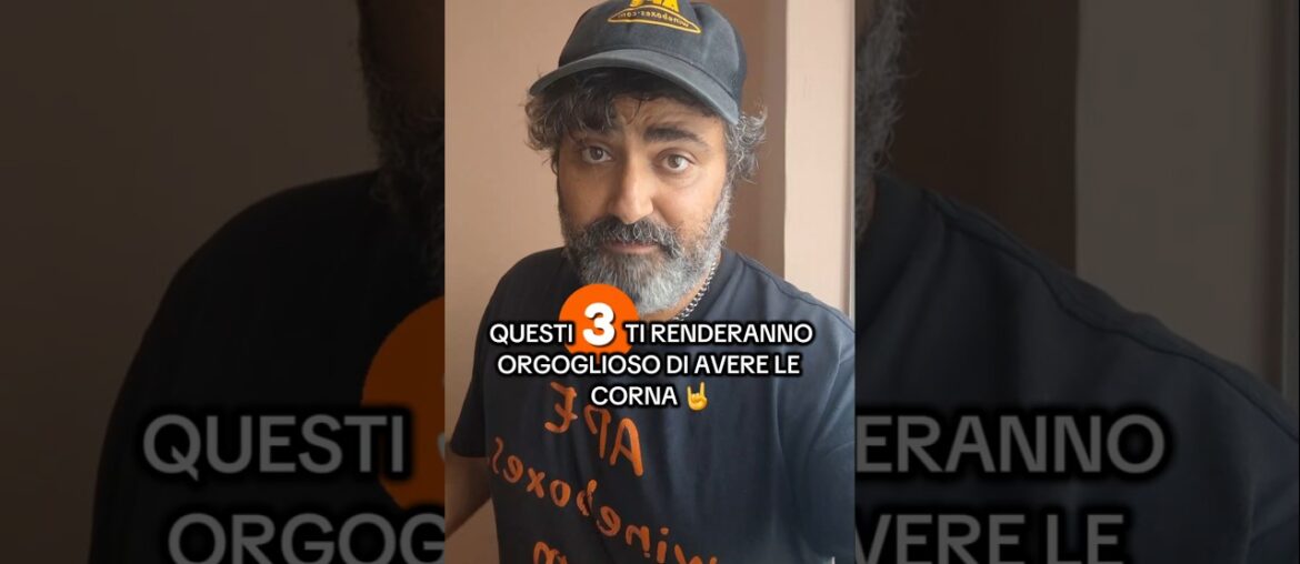 Mi dispiace darti questa notizia, ma devi essere orgoglioso di te