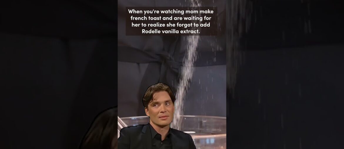 When mom is baking and forgets vanilla extract - Rodelle Kitchen