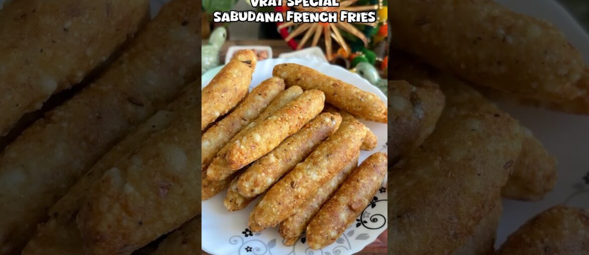 Sabudana Fries| Vrat wale Sabudana French Fries| Vrat Recipes| Sabudana Recipes #food #shortsviral