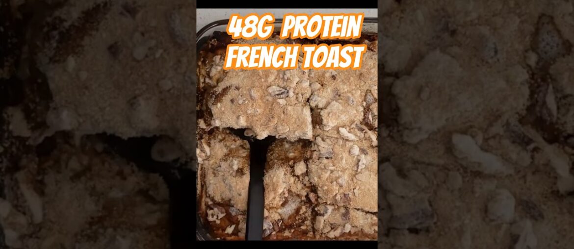 High Protein French Toast | 48g Protein Breakfast Recipe High Protein French Toast | 48g Protein Breakfast Recipe