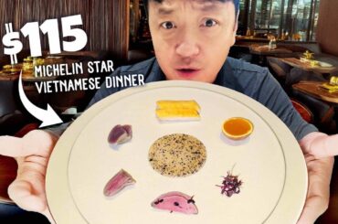 INSIDE a $115 Vietnamese MICHELIN STAR Dinner in Saigon Vietnam  Was it Worth it
