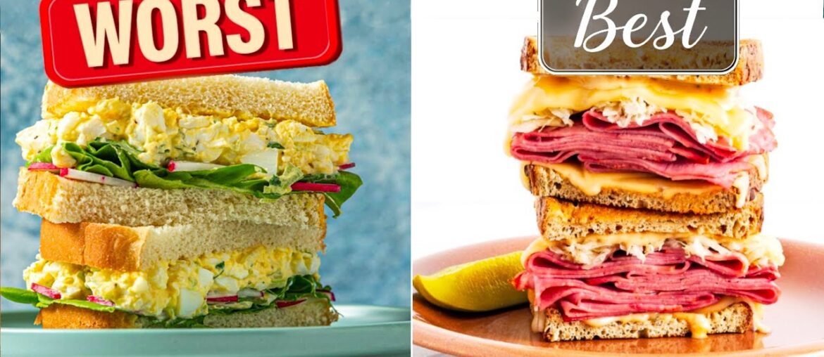 Sandwiches RANKED Worst to Best Sandwiches RANKED Worst to Best