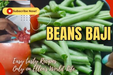 Simple French Beans Baji Recipe | Easy Beans Sabzi for Lunch & Dinner | Veg Recipe Hindi |