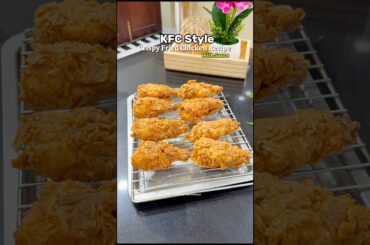 KFC Style Crispy Fried Chicken with Sauce Recipe #recipe #friedchicken #shorts #comfortfood