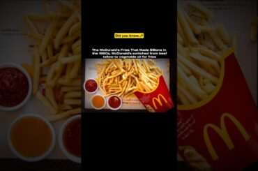 McDonald's French Fries: The Secret Behind Their Iconic Taste! #shorts #business