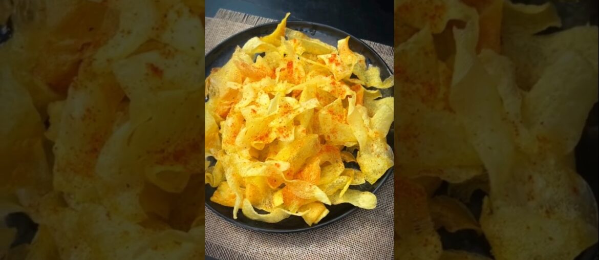 Instant Crispy Potato Chips Recipe #potato #asmr #viral #trending #chips