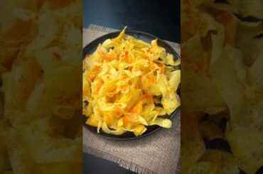 Instant Crispy Potato Chips Recipe #potato #asmr #viral #trending #chips