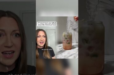 If we talked about French food like people talk about American food #usa #american #food