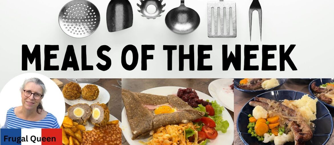 Meals of the week. #frugal #food #france Meals of the week. #frugal #food #france