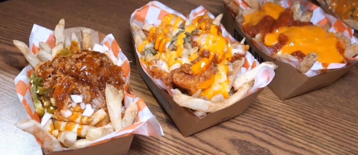 this place only sells french fries with all kinds of suace toppings