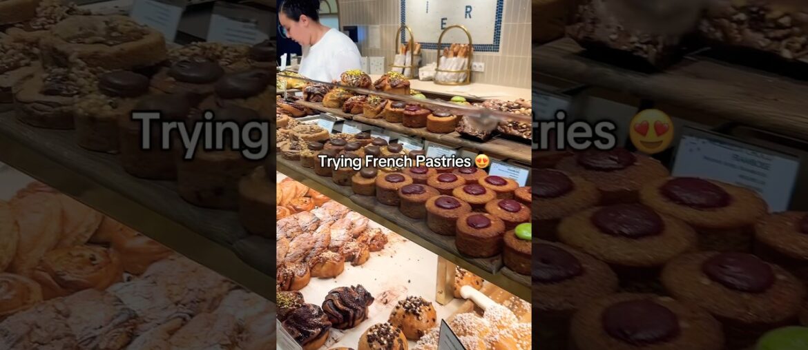 Trying French Pastries