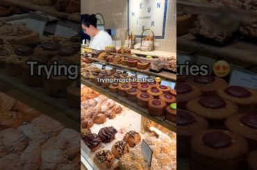 Trying French Pastries
