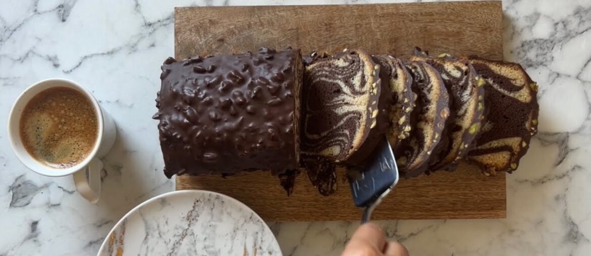 Paris Marble Cake |A French Chef’s Signature Recipe #FrenchBaking #marblecakerecipe #FromParis #cake