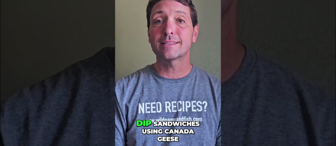 Canada Goose French Dip: Don't Waste Any Meat! #shorts