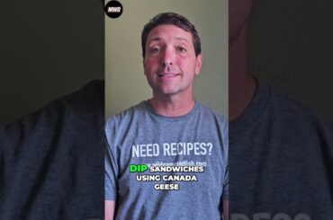 Canada Goose French Dip: Don't Waste Any Meat! #shorts