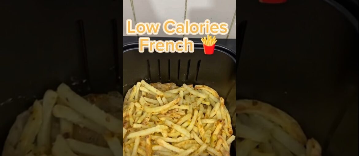 Air Fryer French Fries Recipe | Oil Free Crispy Fries |low Calories Fries by Babu Foods #frenchfries