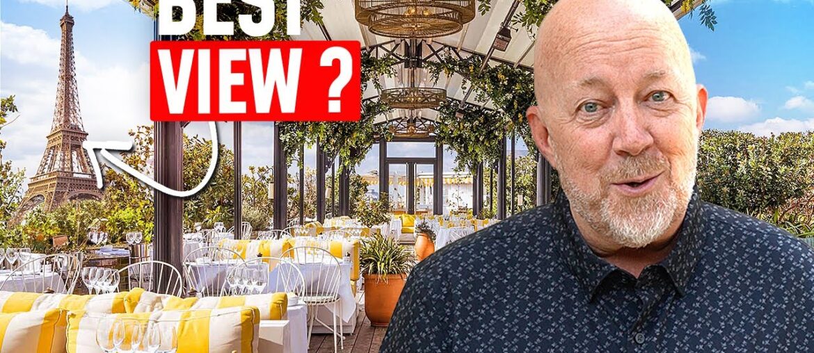We Found The BEST ROOFTOP VIEW Restaurant in Paris