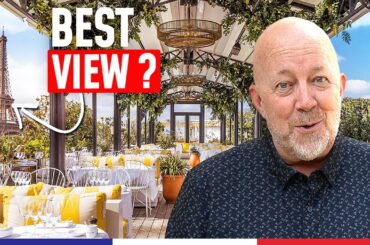 We Found The BEST ROOFTOP VIEW Restaurant in Paris
