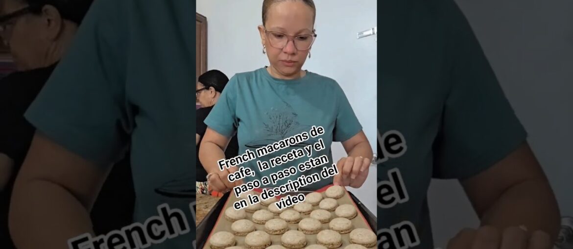 French macarons de cafe  #recipe #cookies #tips #frenchmacaron