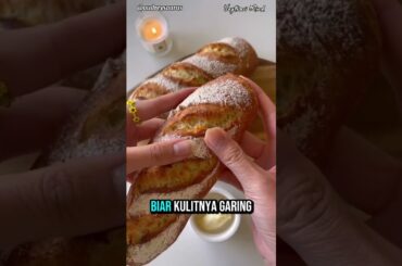 Roti khas Prancis #baguette #shorts
