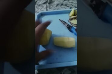 My breakfast french fries and chat party