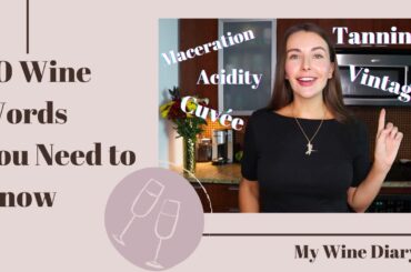 WINE WORDS YOU NEED TO KNOW