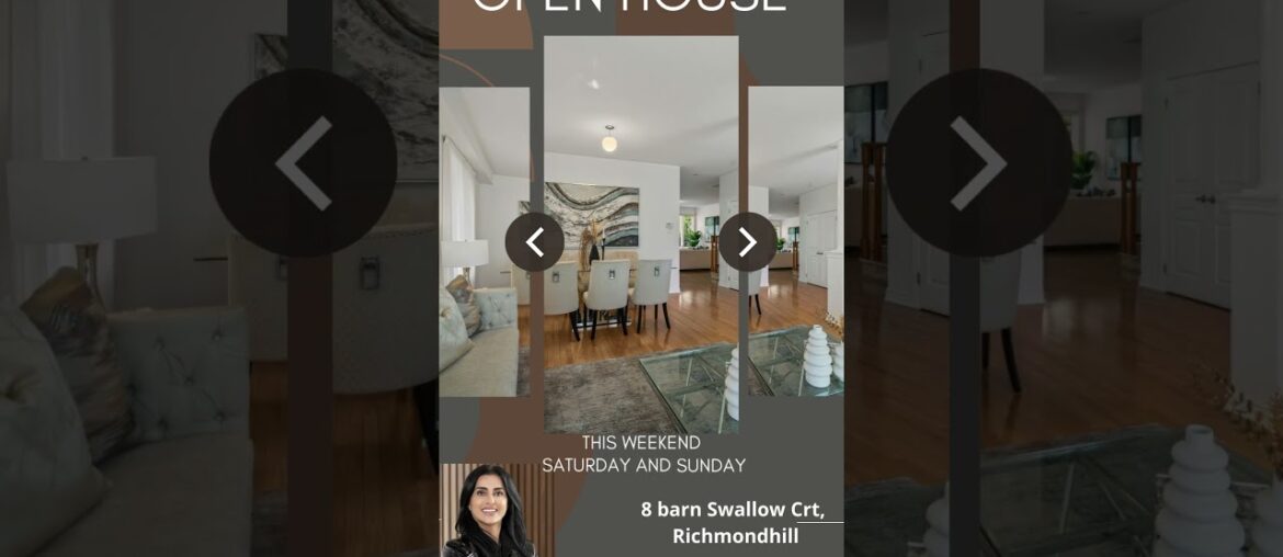 Ana Momtazian Presents: Open house invitation: 8 Barn Swallow crt, Richmond hill Ana Momtazian Presents: Open house invitation: 8 Barn Swallow crt, Richmond hill