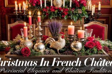 Christmas in French Chateau - French Country Provincial Elegance