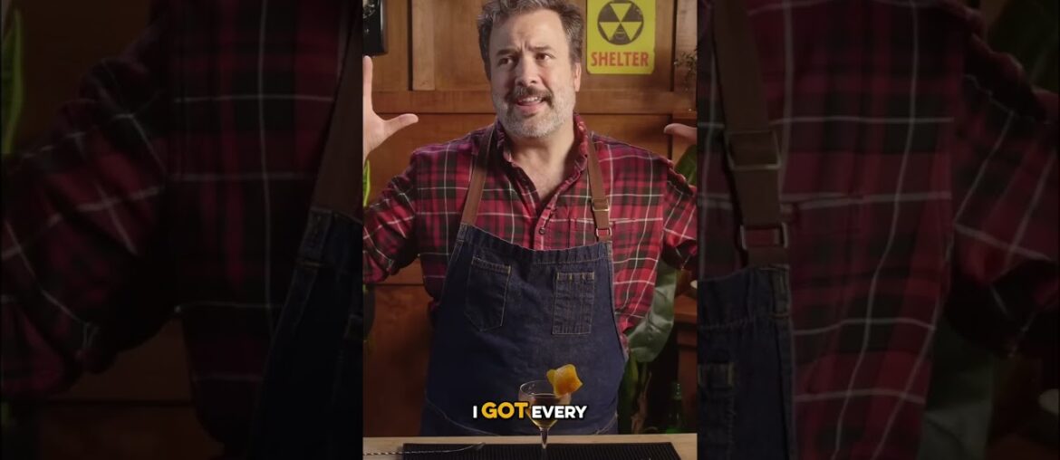 Great Prohibition Drink Recipe: Bamboo Cocktail #shorts Great Prohibition Drink Recipe: Bamboo Cocktail #shorts