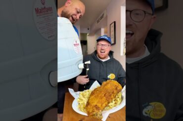UK’s biggest fish and chips #foodie #british #food #shorts