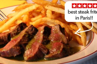 Tested 5 BEST STEAK FRITES Restaurants in Paris (Found the BEST!)