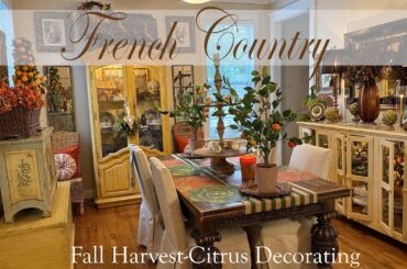 French Country Style Fall Inspiration || Cozy Fall Harvest Dining Room || Fall 2025