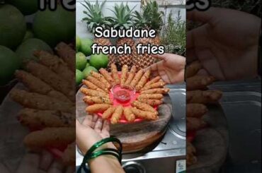 Sabudana french fries #food #short #shorts #homemade #marathi #fries #sabudana #recipe #cooking