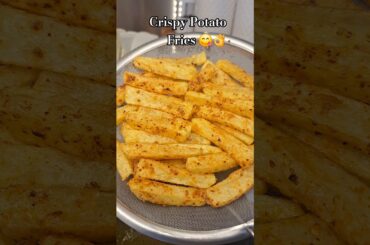 Crispy Potato Fries Recipe #potatorecipe #streetfood #snacks #youtubeshorts
